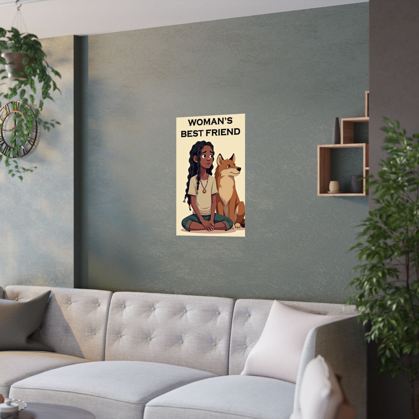 Women's Best Friend ( Zoe ) - Wall Poster