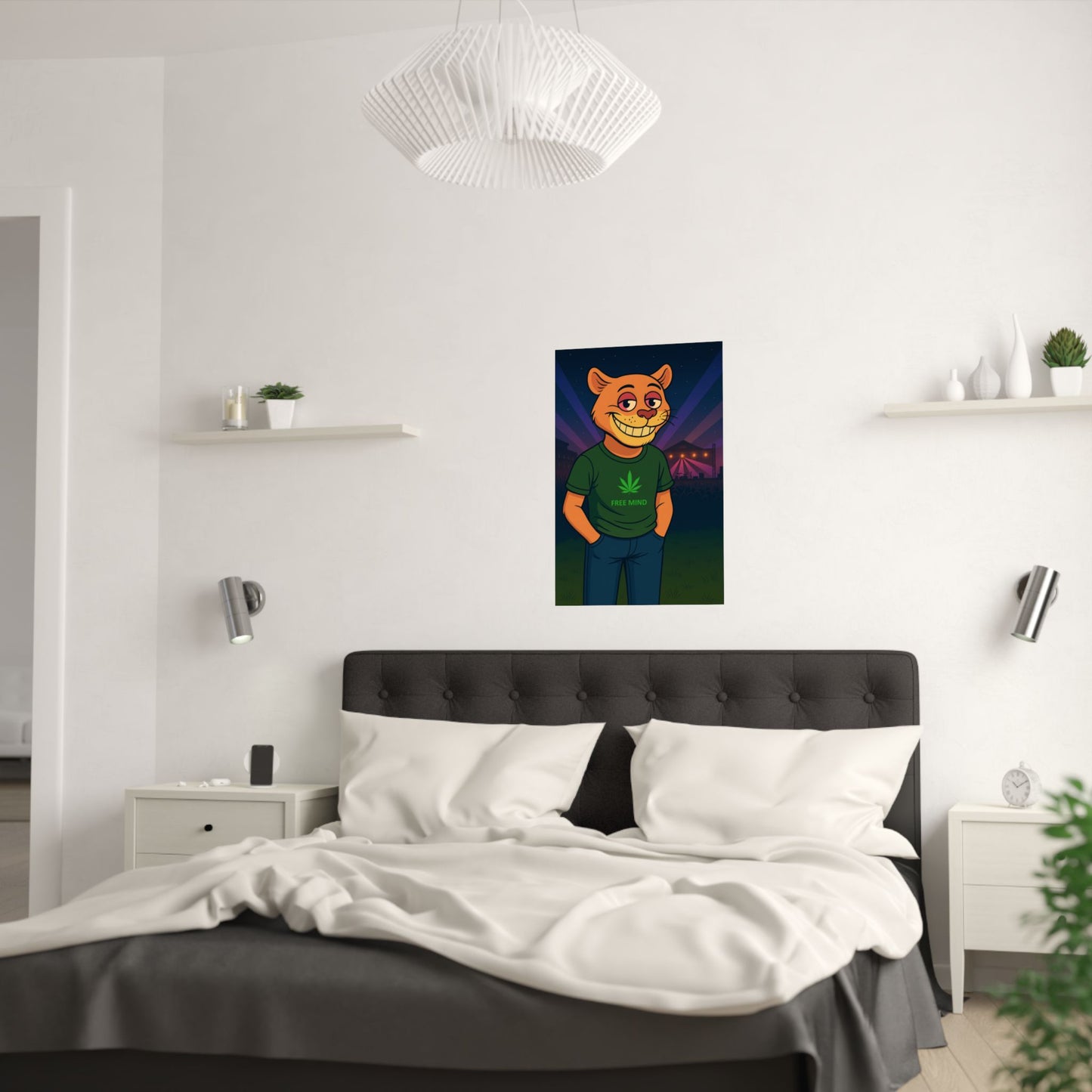 Buzzed Cougar ( 420 Friendly ) - Wall Poster