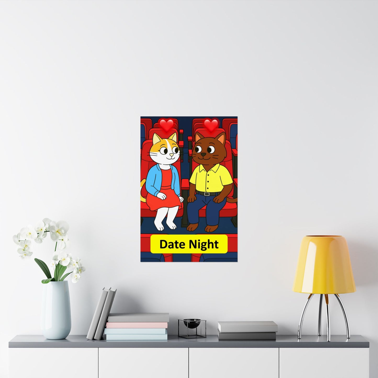 Date Night ( Stephanie & David ) - Wall Poster