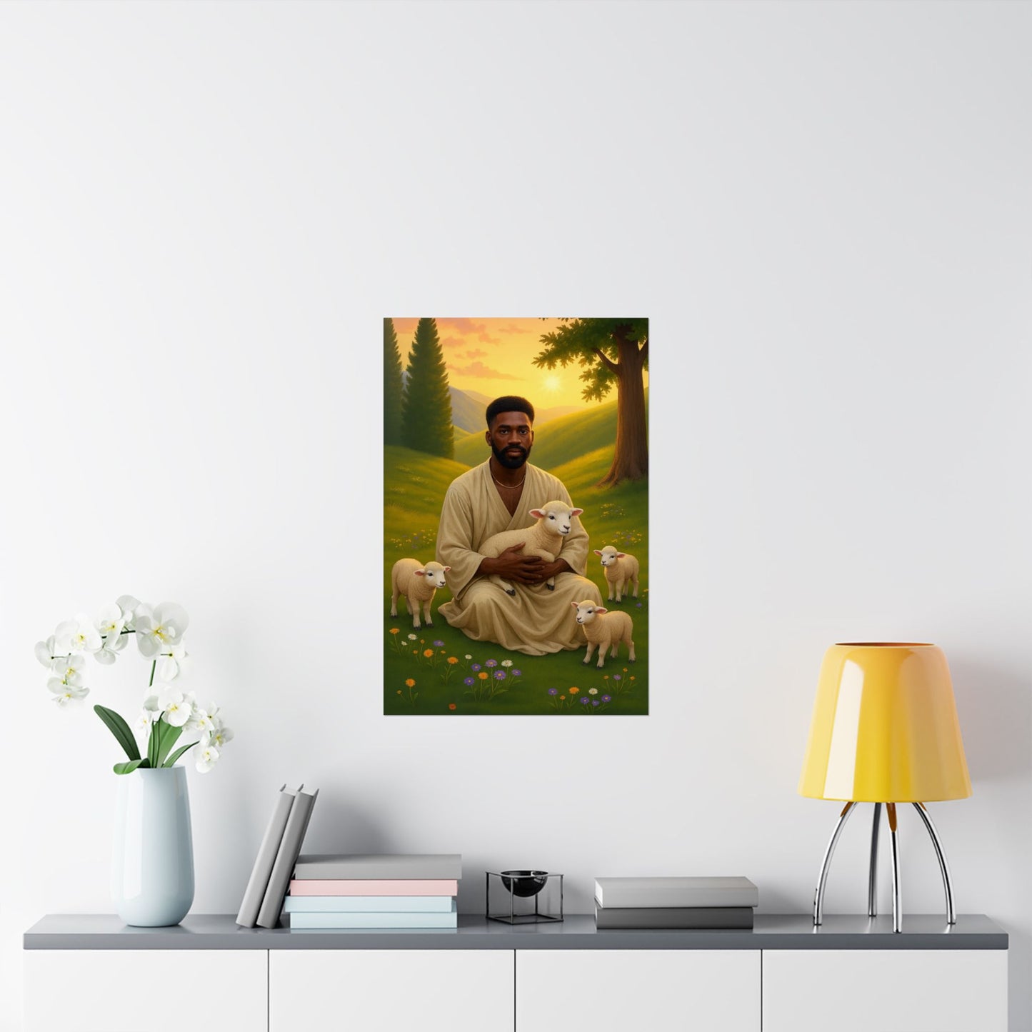 Melanated Shepherd ( Rashad ) - Wall Poster