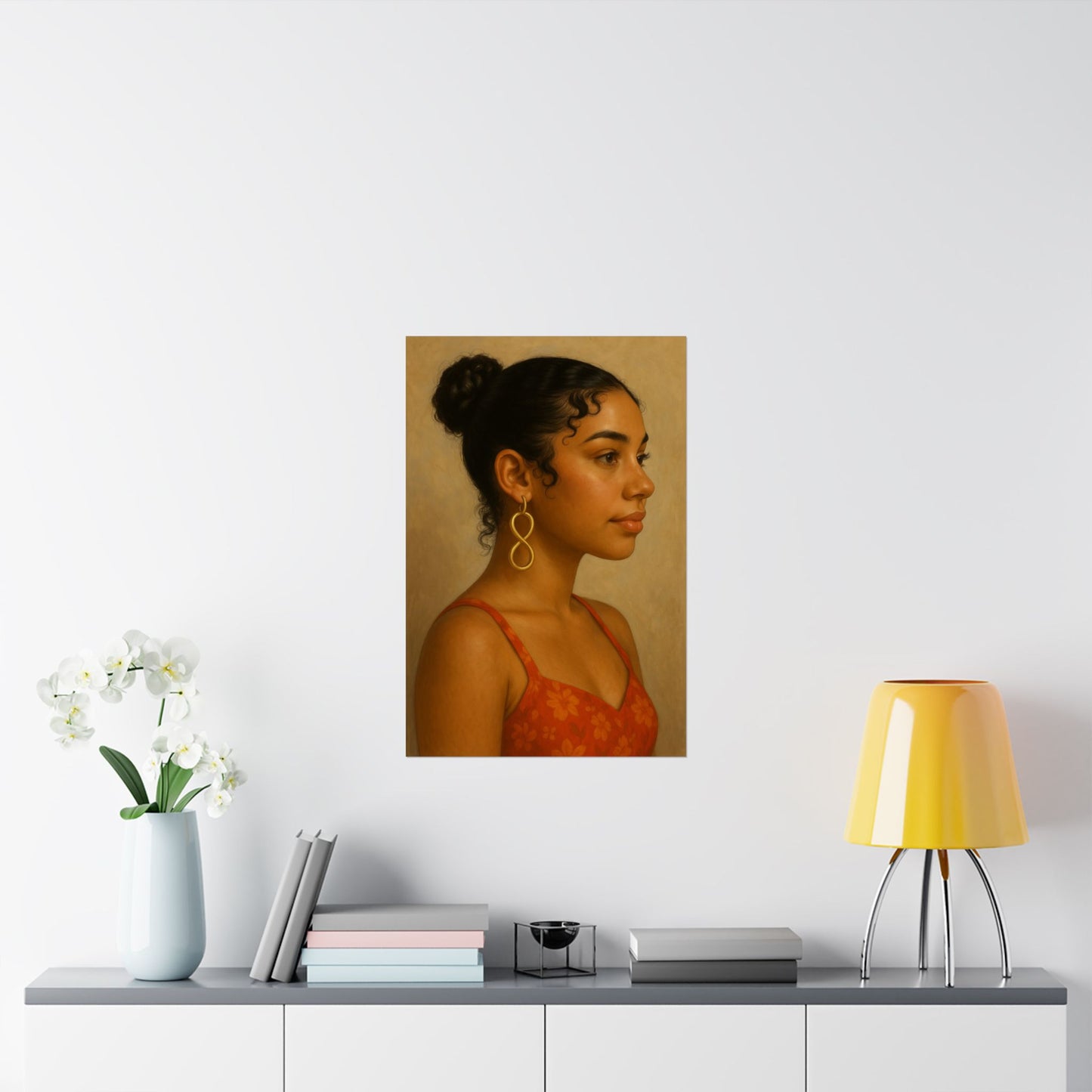 Cute Girl Side View ( Sophia ) - Wall Poster