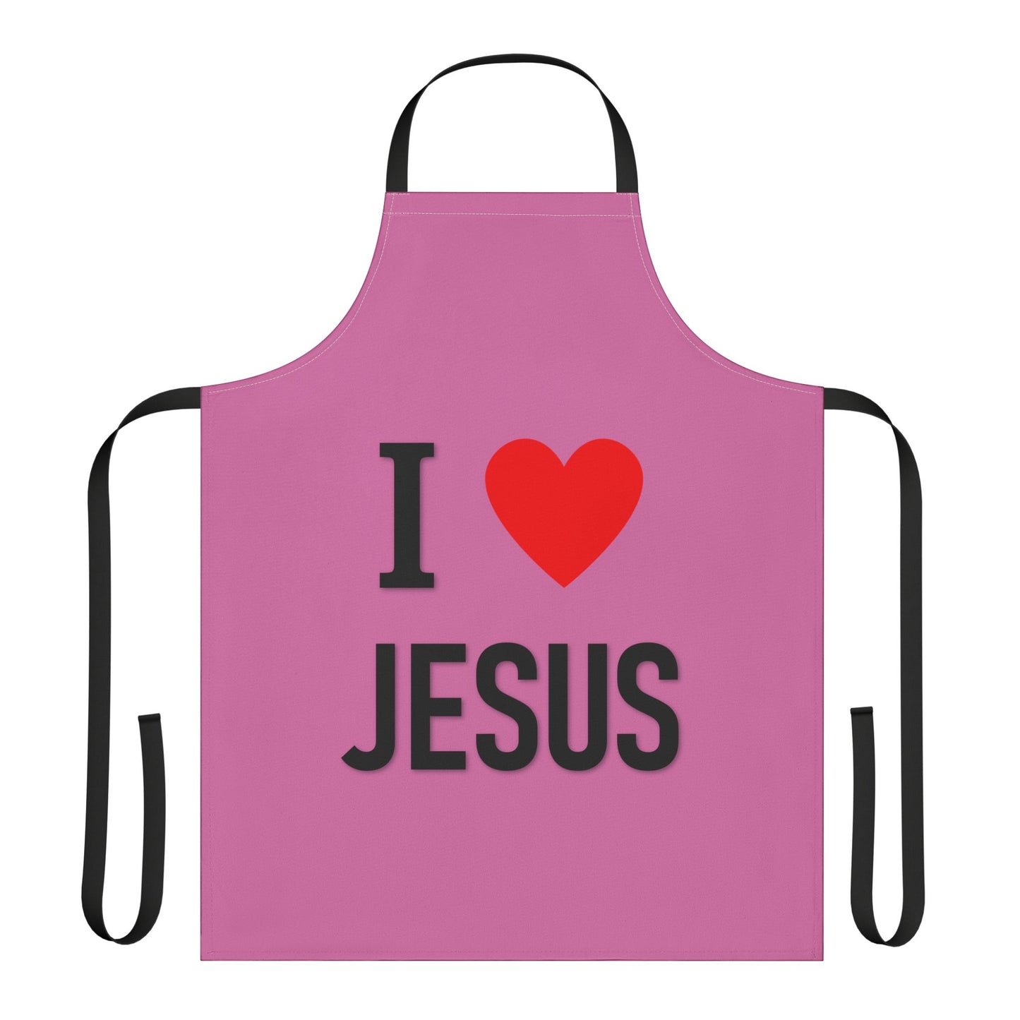 I LOVE Jesus Apron - Pink ( Womens )