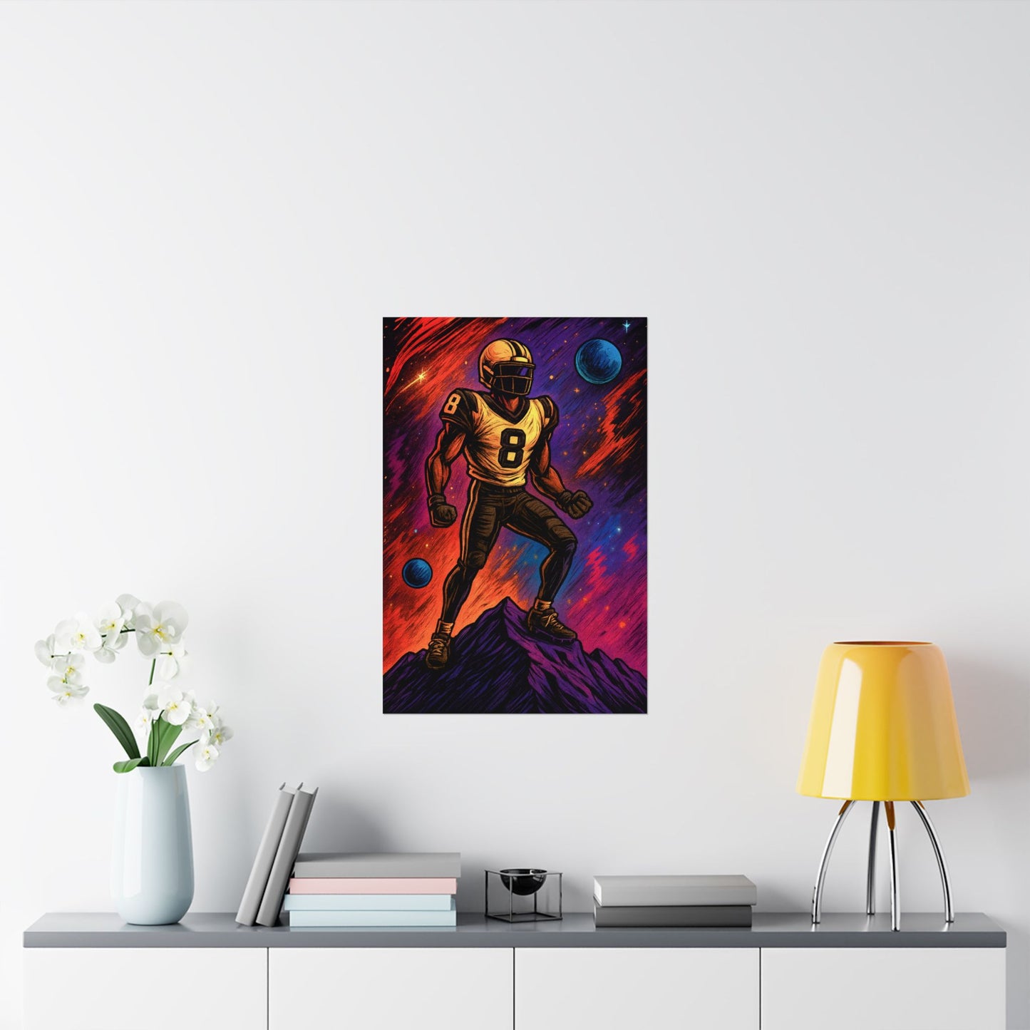 Football Legend ( Number 8 ) - Wall Poster