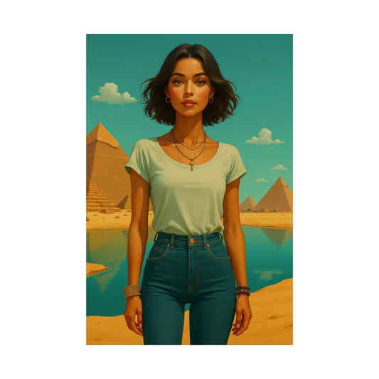 Sahara Dessert ( Janet ) - Wall Poster