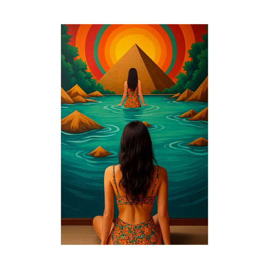 Eccentric Artwork ( Janet ) - Wall Poster