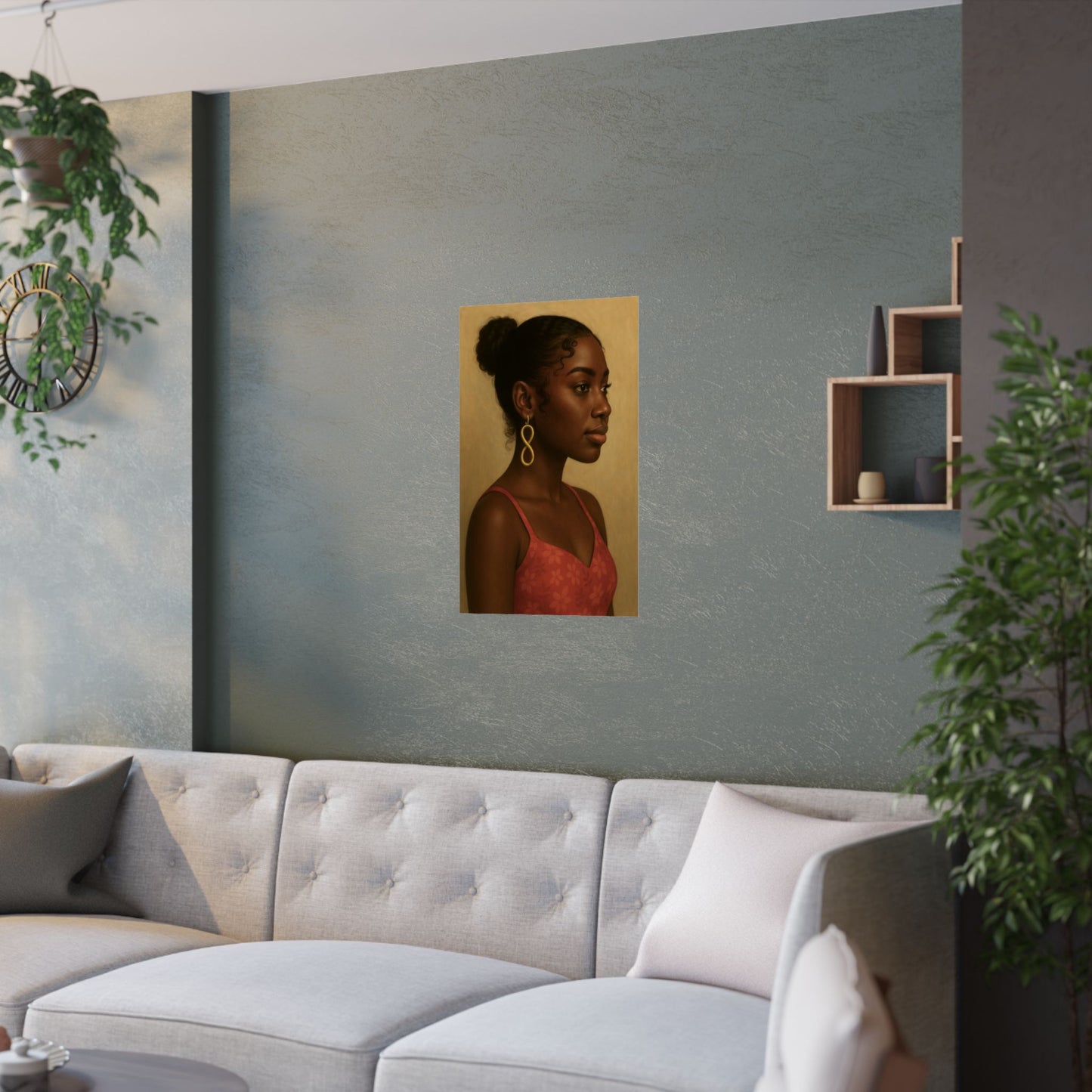 Cute Girl Side View ( Lauren ) - Wall Poster