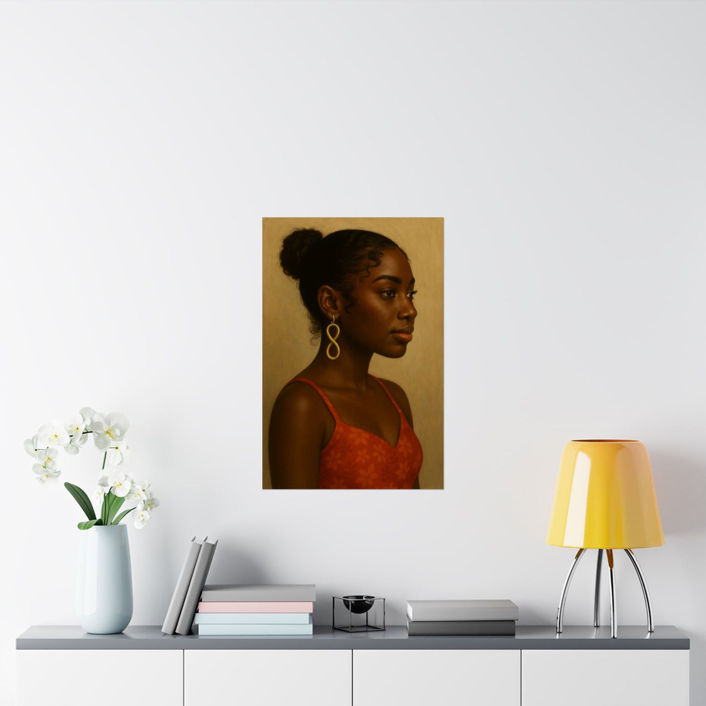 Cute Girl Side View ( Lauren ) - Wall Poster