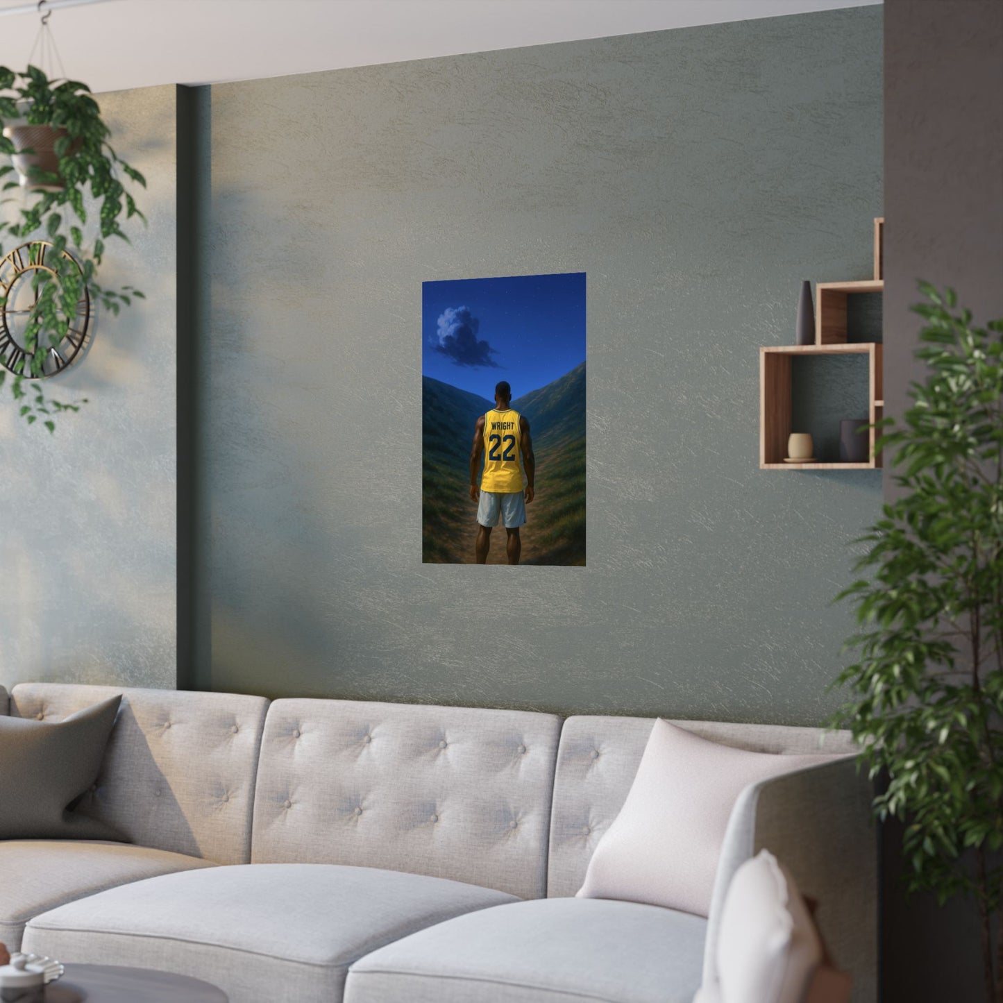Yah Wright ( Mountain Time ) - Wall Poster