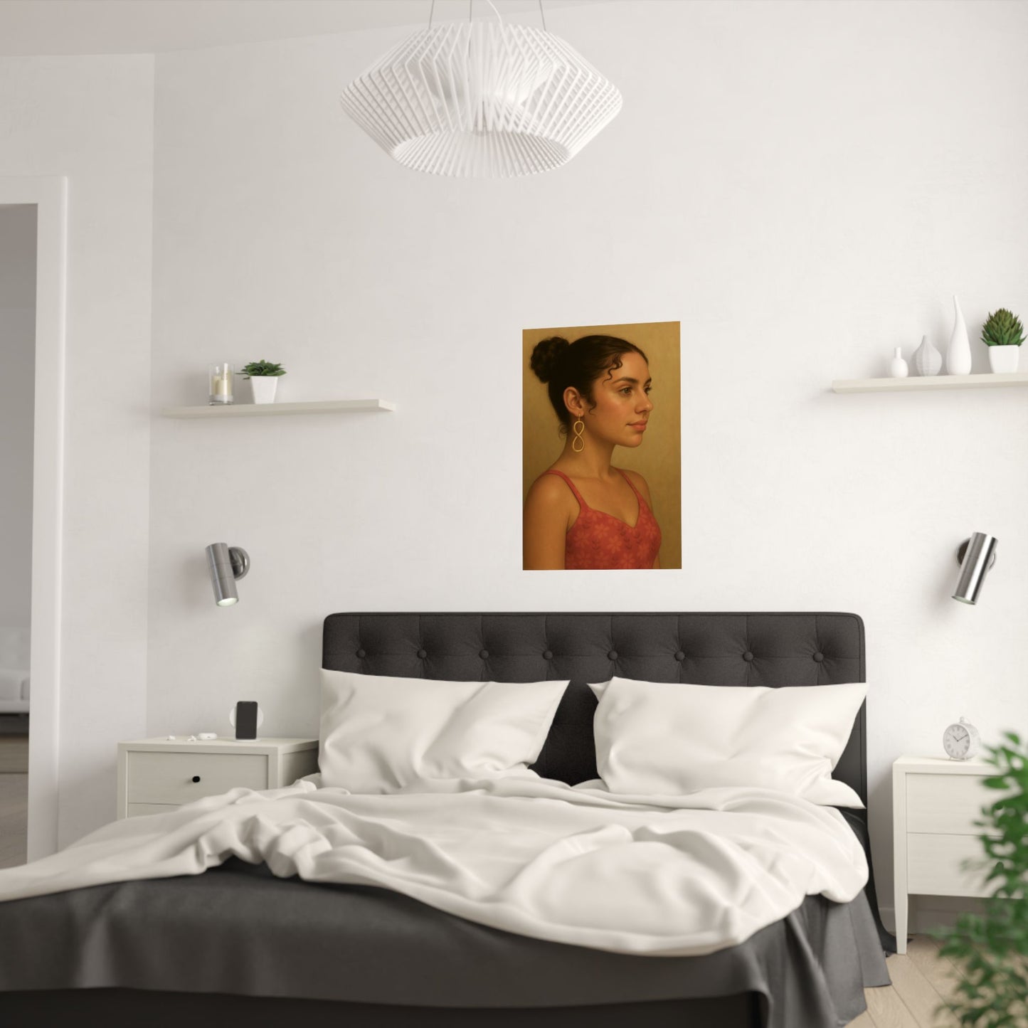 Cute Girl Side View ( Jennifer ) - Wall Poster