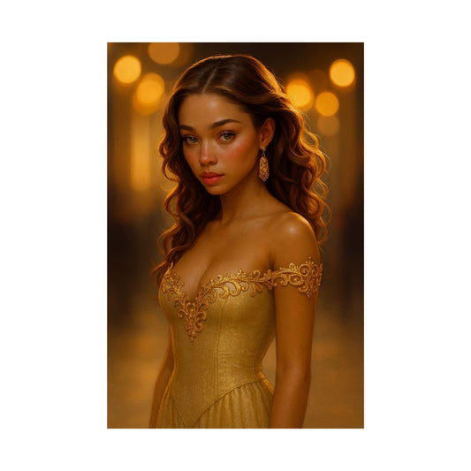 Glamorous Portraits ( Tisha ) - Wall Poster