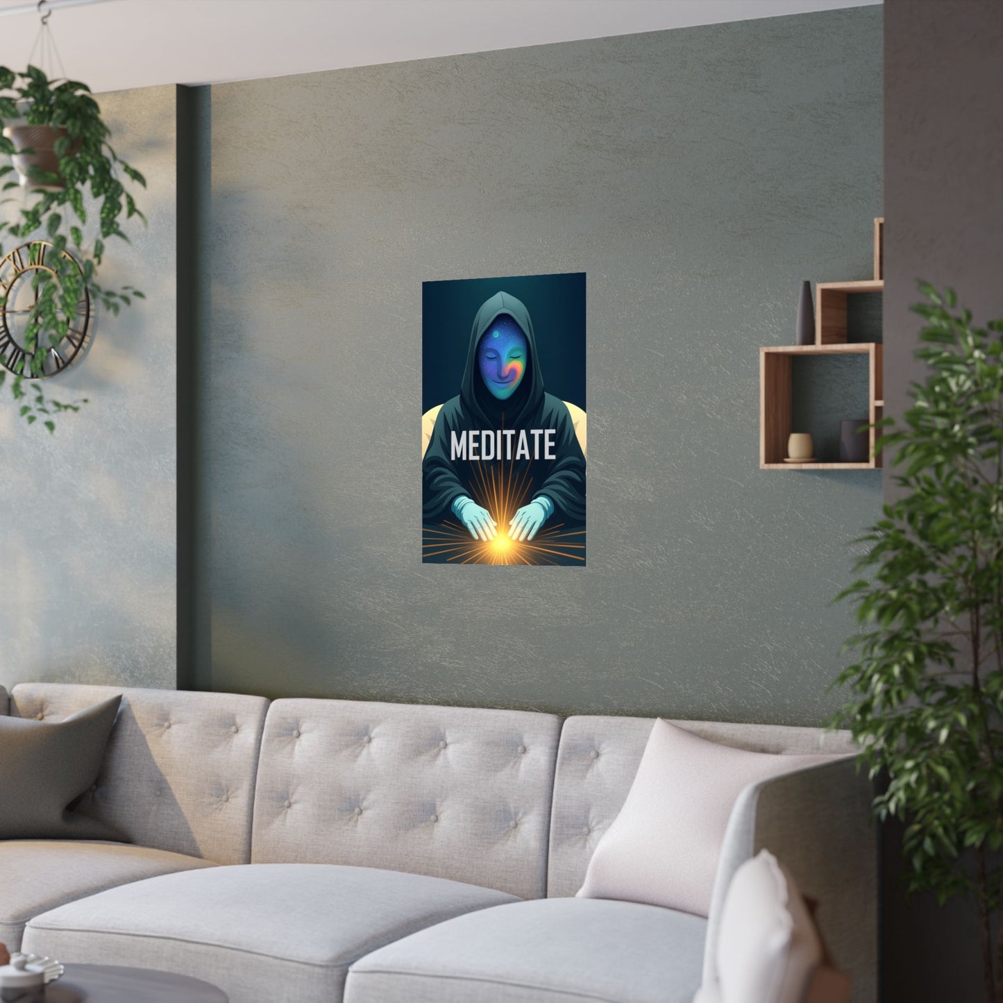 Mystical Alchemist ( Meditate ) - Wall Poster