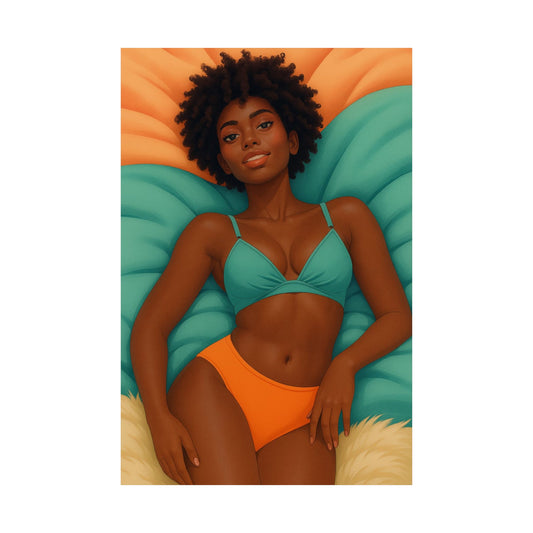 Lounging And Relaxing ( Briane' ) - Wall Poster