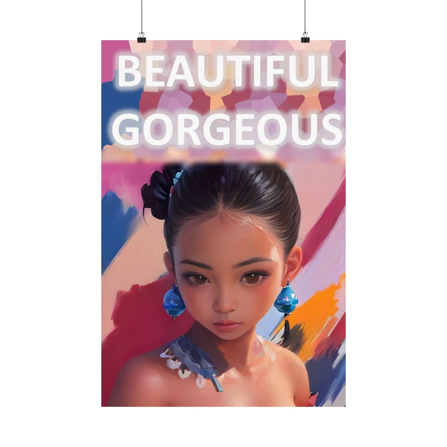 Beautiful Gorgeous Portrait ( Li Aang  )  - Wall Poster