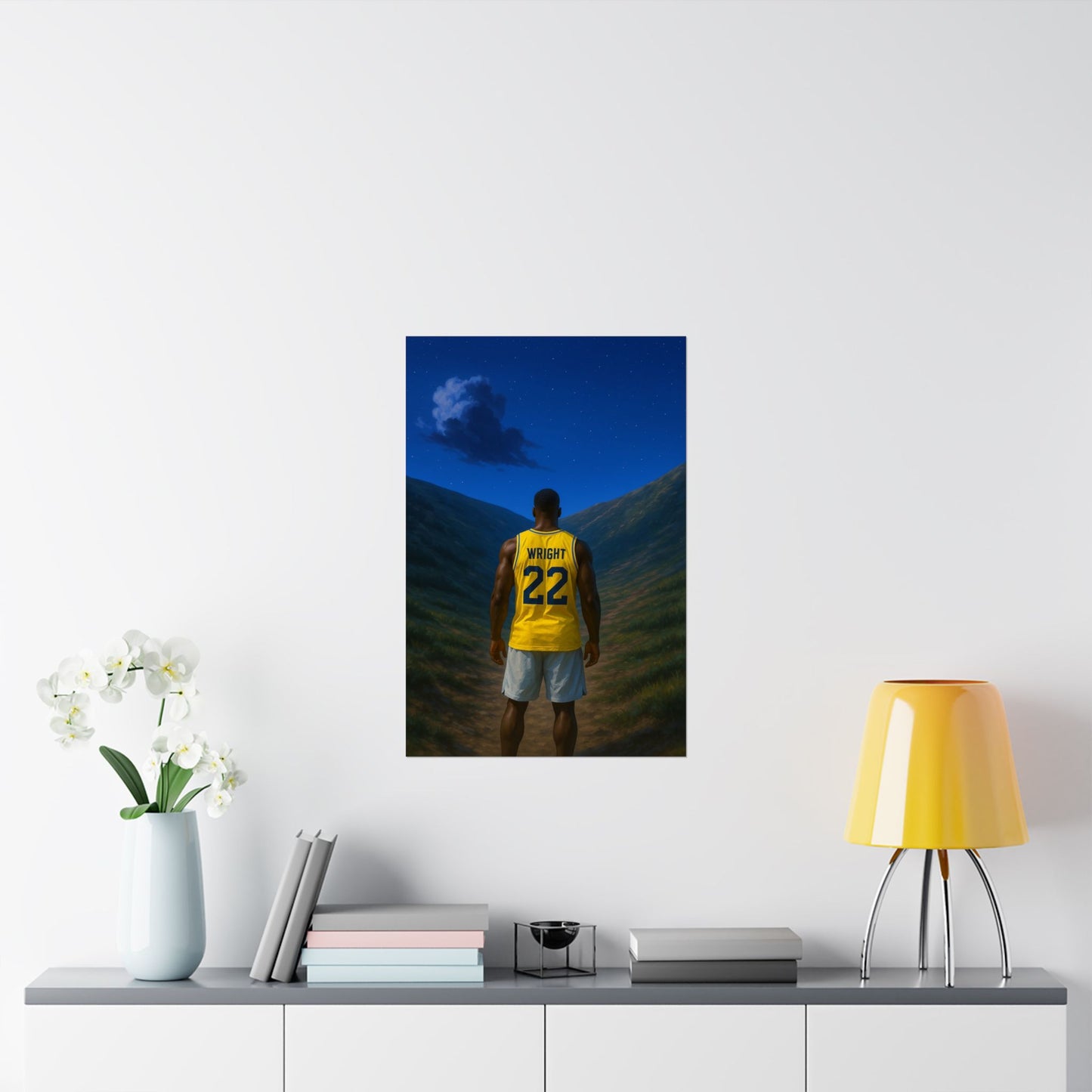 Yah Wright ( Mountain Time ) - Wall Poster