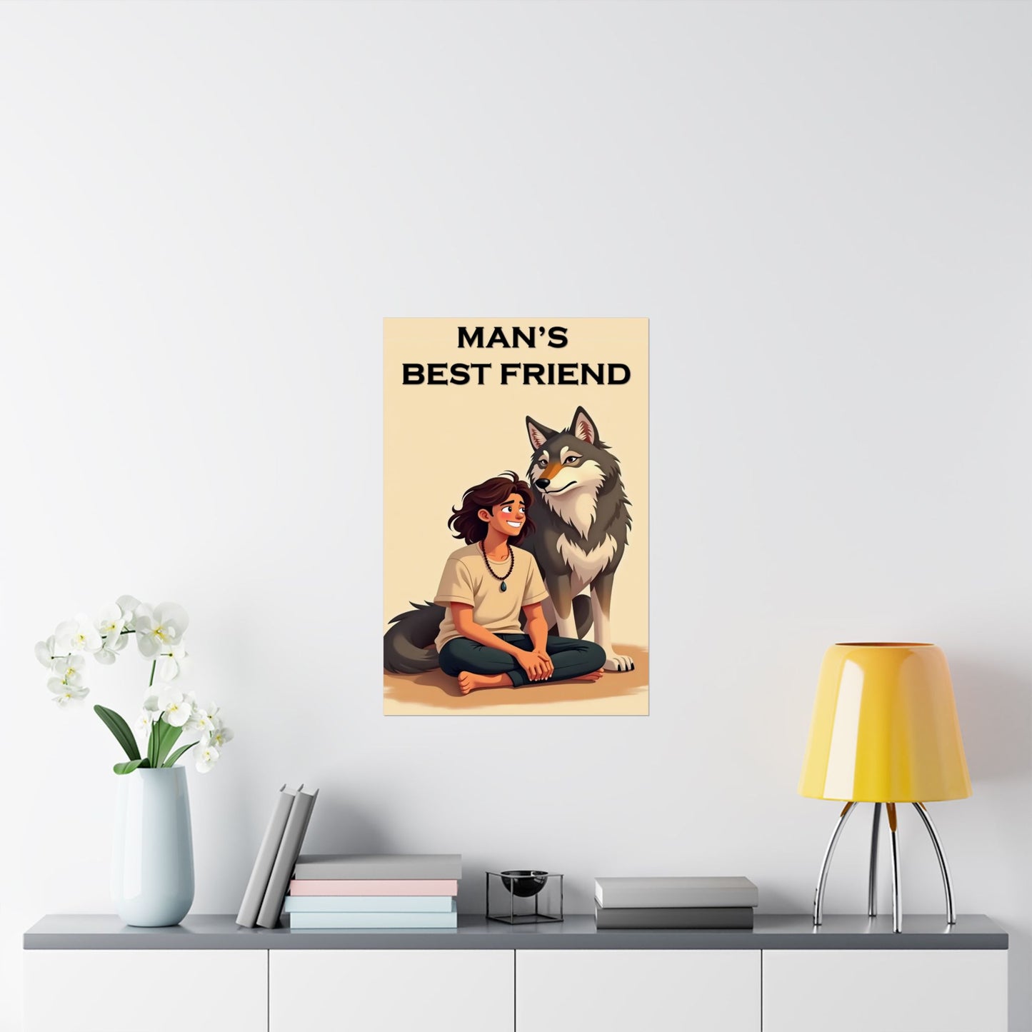 Man's Best Friend ( Steve ) - Wall Poster