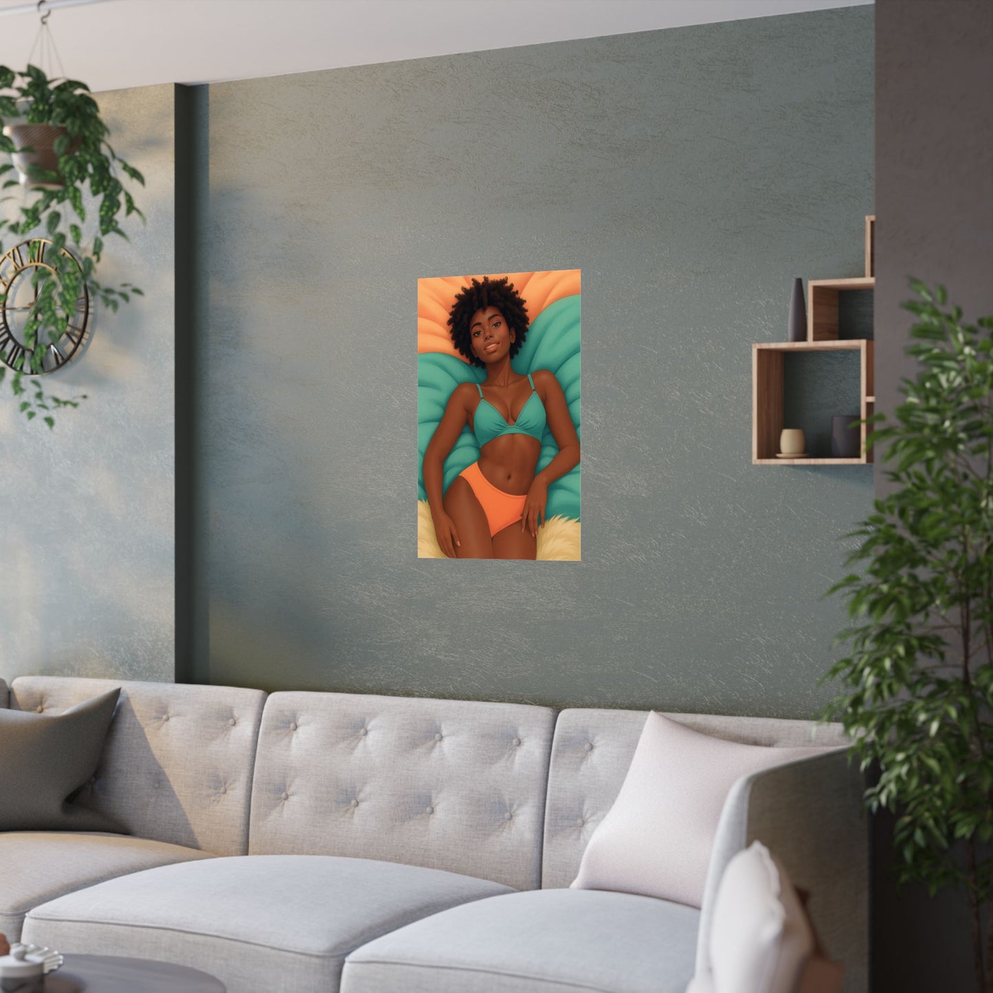 Lounging And Relaxing ( Briane' ) - Wall Poster