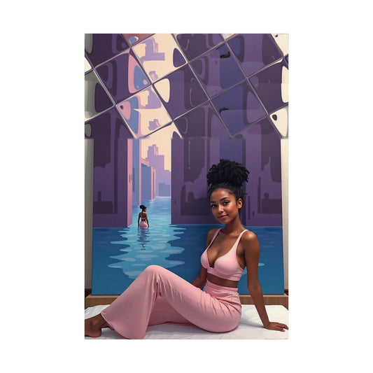 Fine Artistic Aesthetic  ( Aaliyah ) - Wall Poster