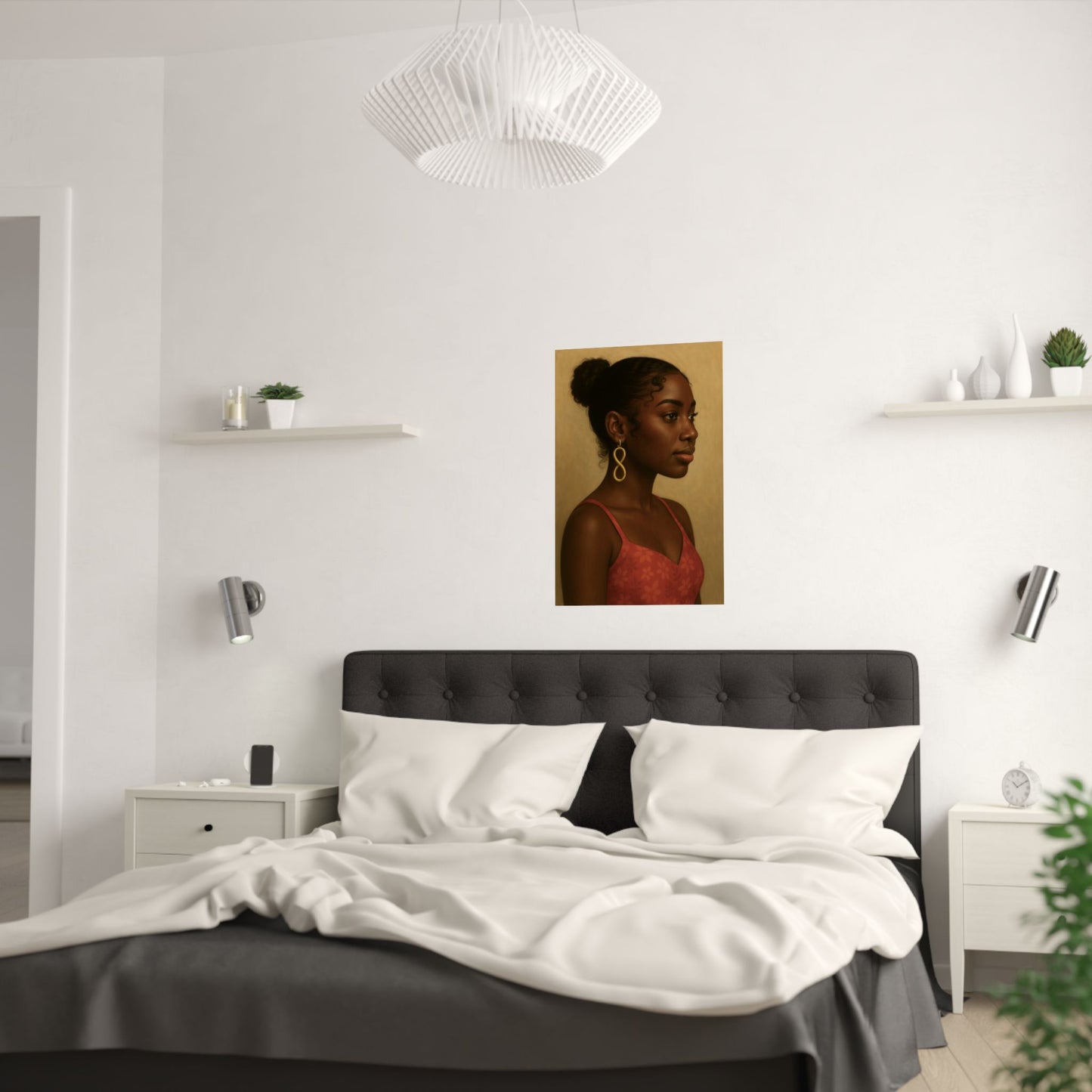 Cute Girl Side View ( Lauren ) - Wall Poster