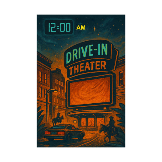 Drive In Theater ( Houston ) - Wall Poster
