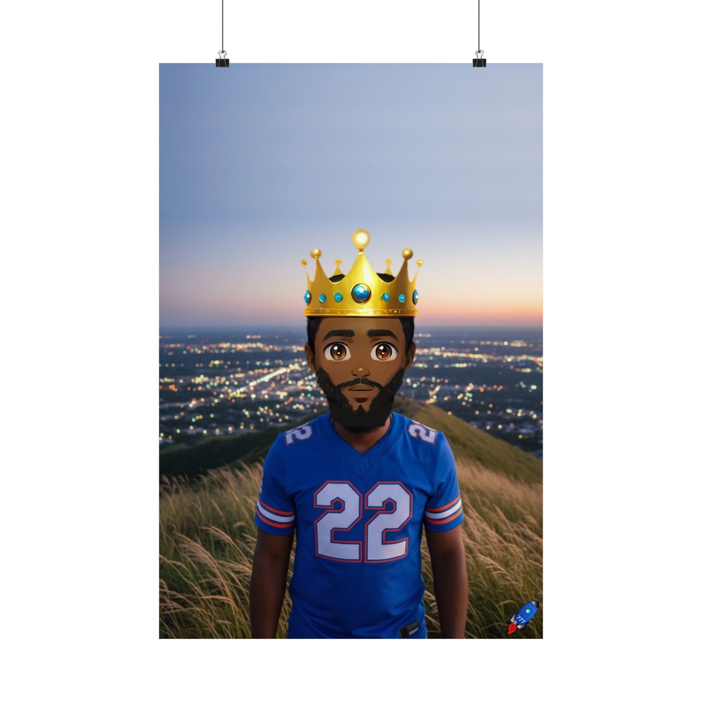 Royal King  Mountain Top  ( 111  ) - Wall Poster