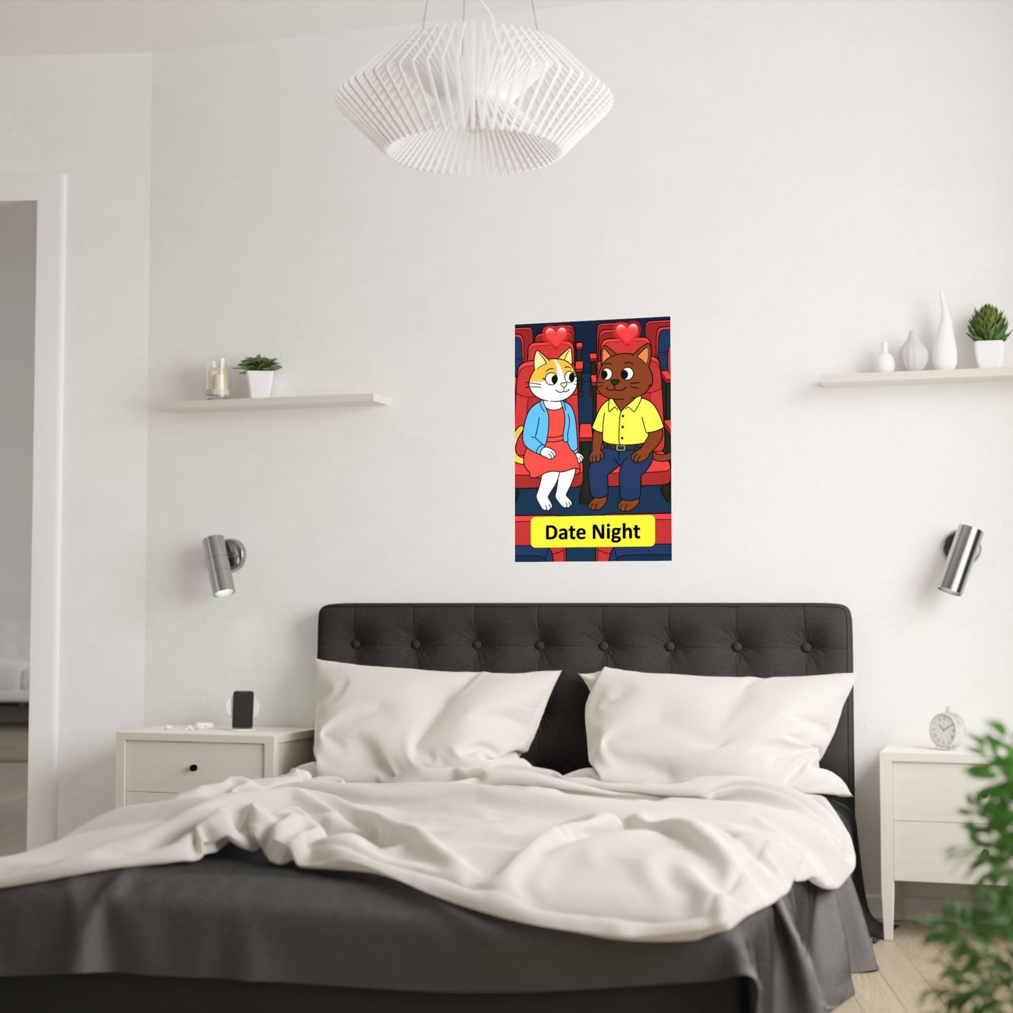 Date Night ( Stephanie & David ) - Wall Poster