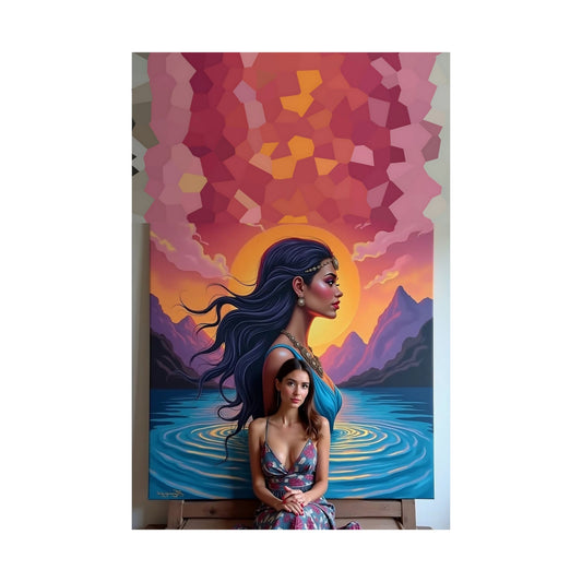 Pretty + Eccentric ( Tiffany ) - Wall Poster