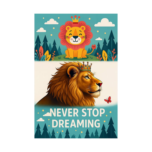 The Dreaming Lion - Wall Poster