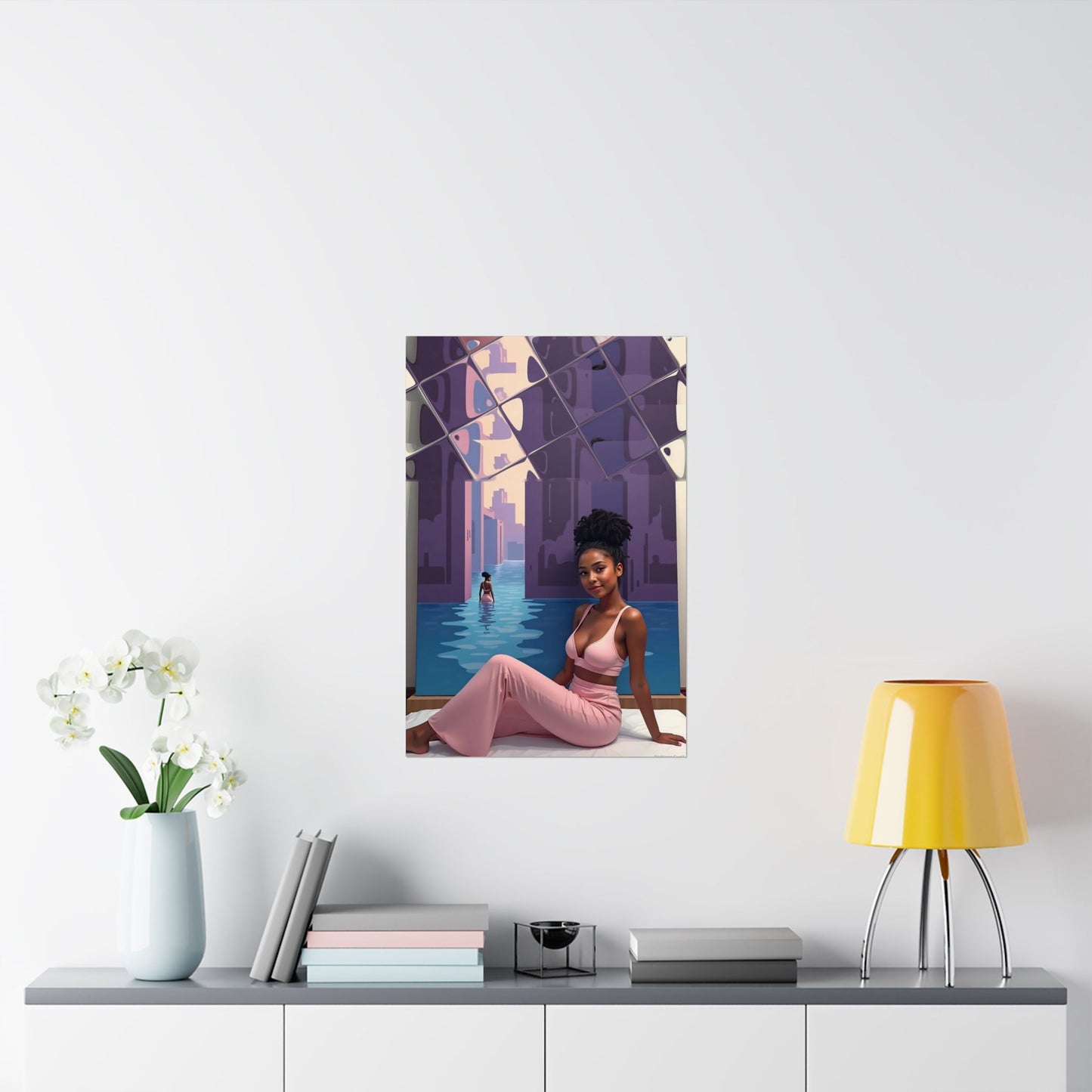 Fine Artistic Aesthetic  ( Aaliyah ) - Wall Poster