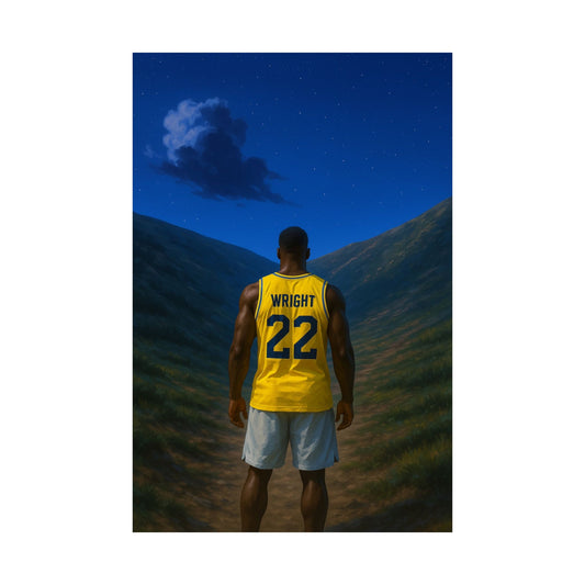Yah Wright ( Mountain Time ) - Wall Poster