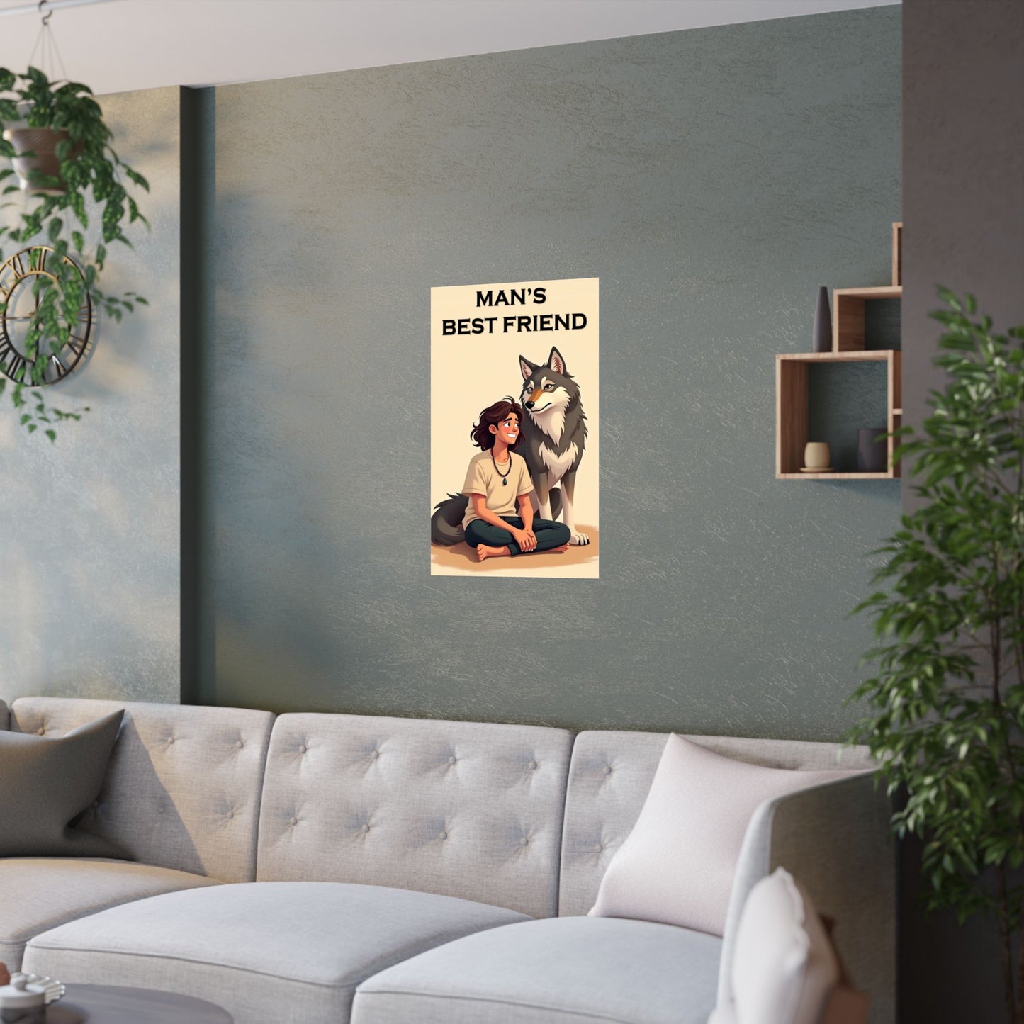 Man's Best Friend ( Steve ) - Wall Poster