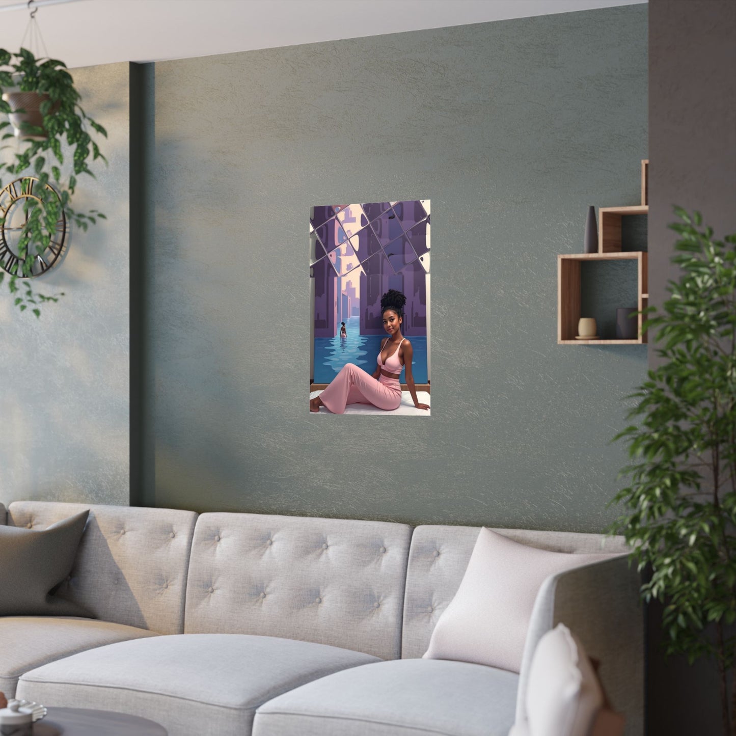 Fine Artistic Aesthetic  ( Aaliyah ) - Wall Poster