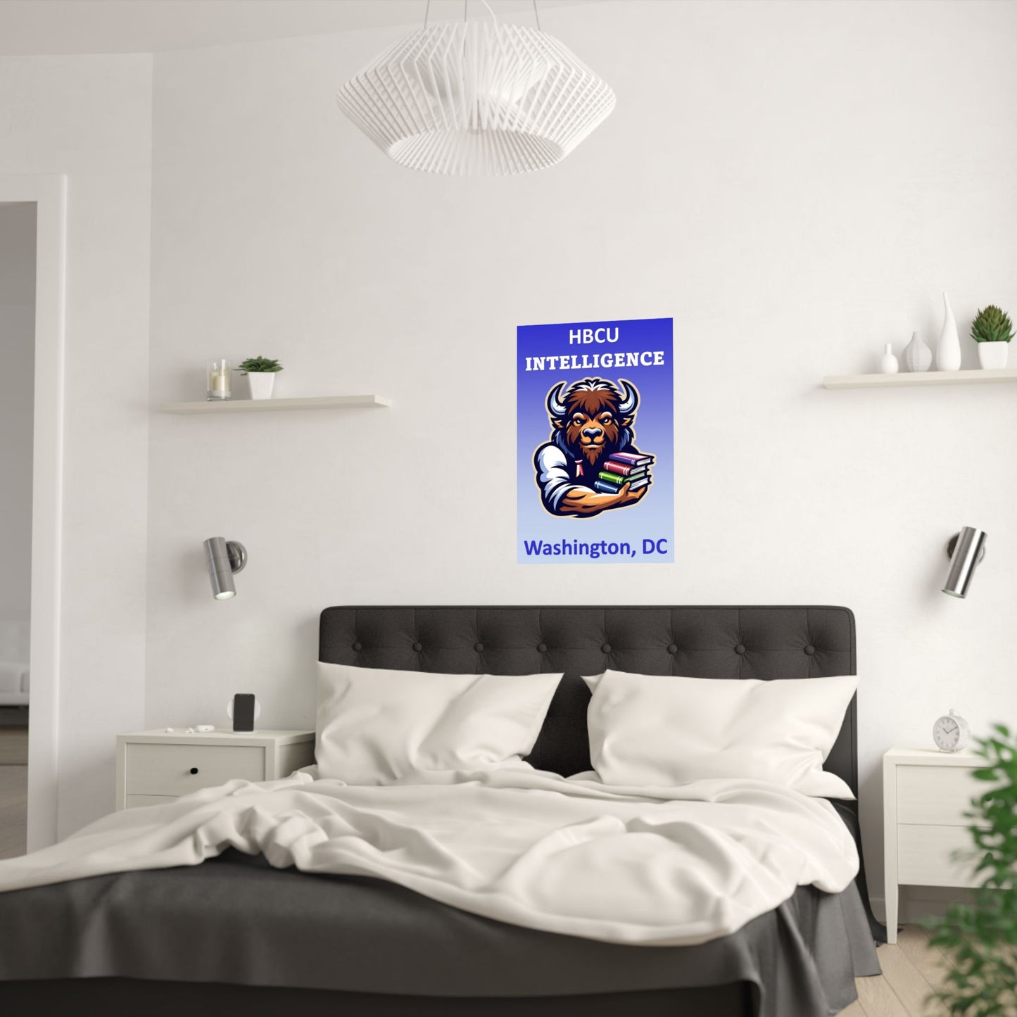 HBCU Intelligence ( DC Bison ) - Wall Poster