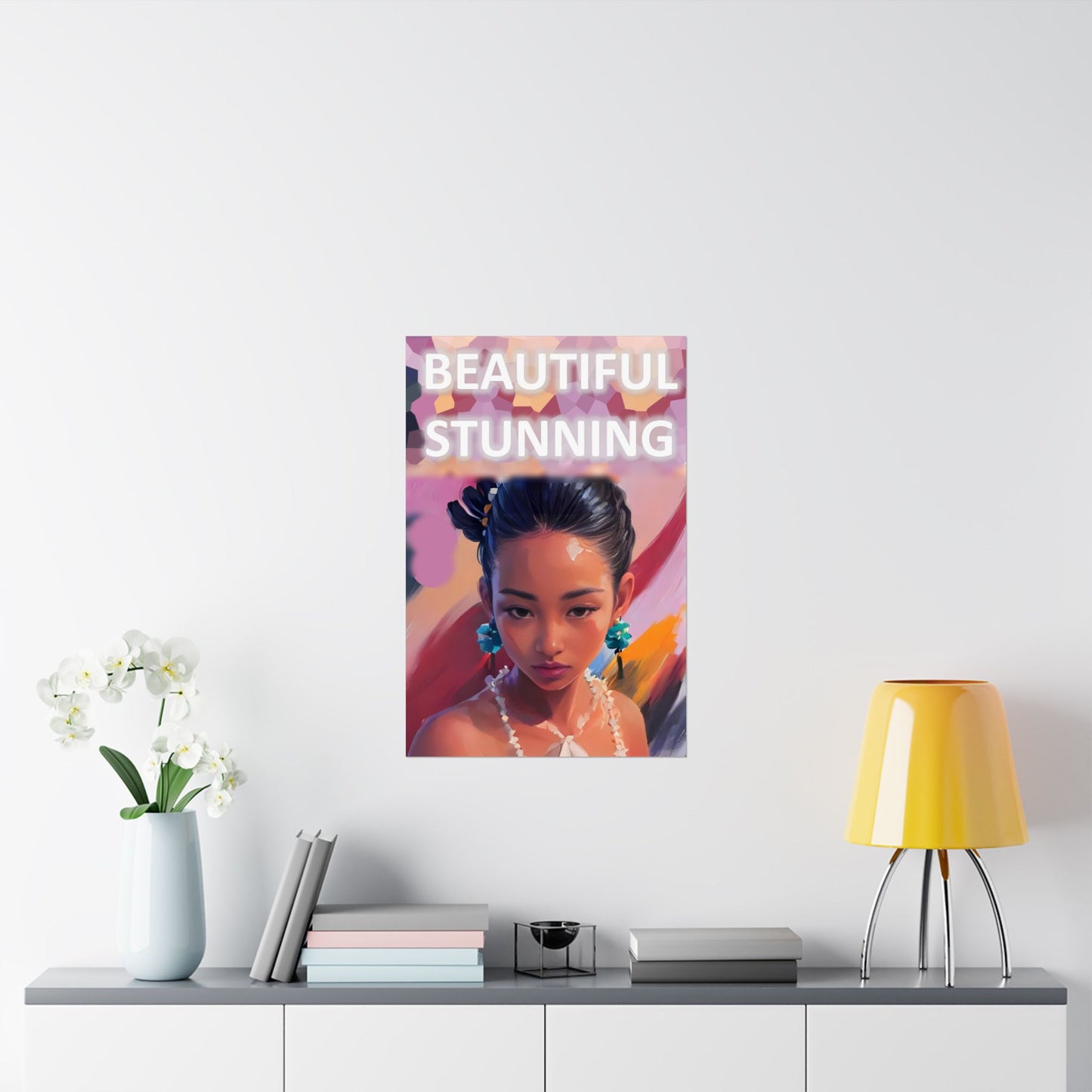 Beautiful Stunning Portrait ( Mariella ) - Wall Poster