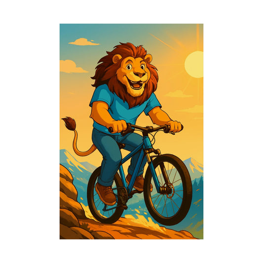 Get Active ( Lion ) - Wall Poster