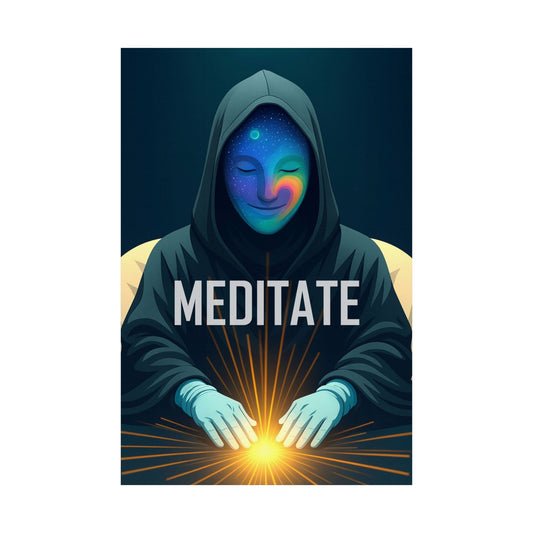 Mystical Alchemist ( Meditate ) - Wall Poster