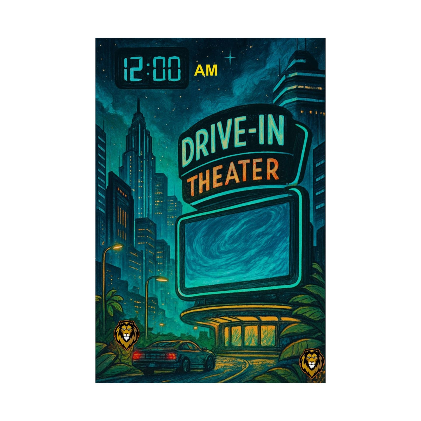 Drive In Theater ( New York ) - Wall Poster