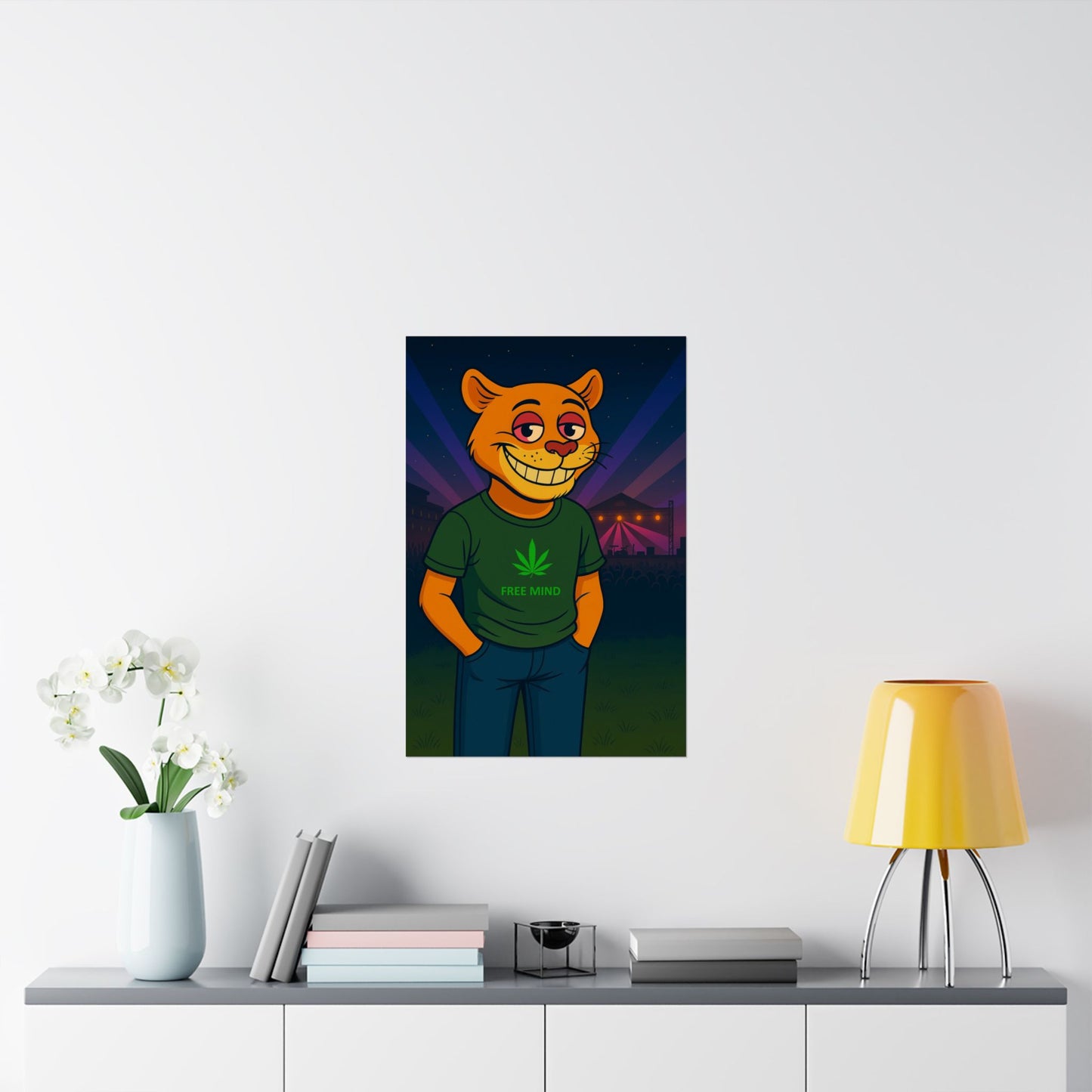 Buzzed Cougar ( 420 Friendly ) - Wall Poster