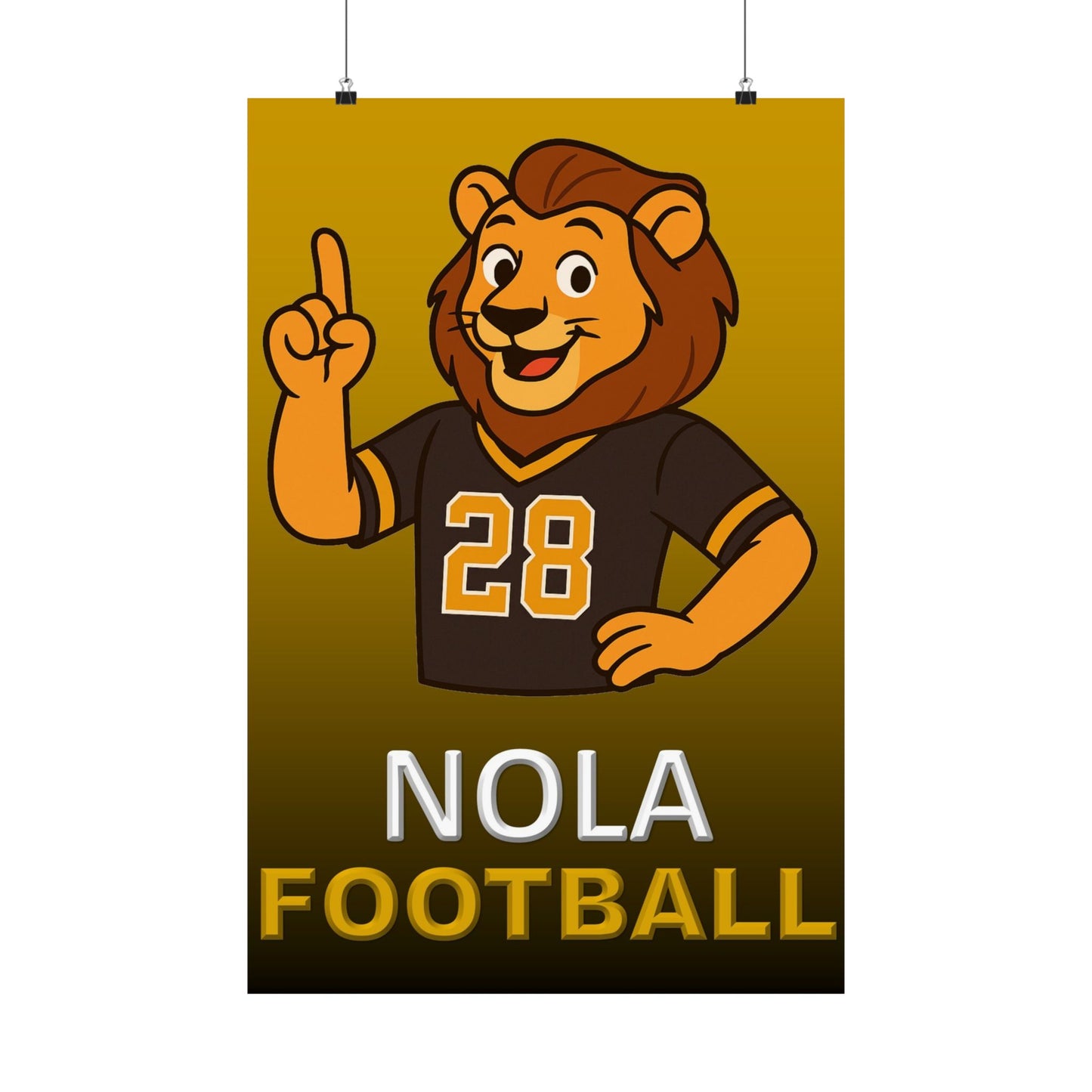 NOLA Football - Wall Poster