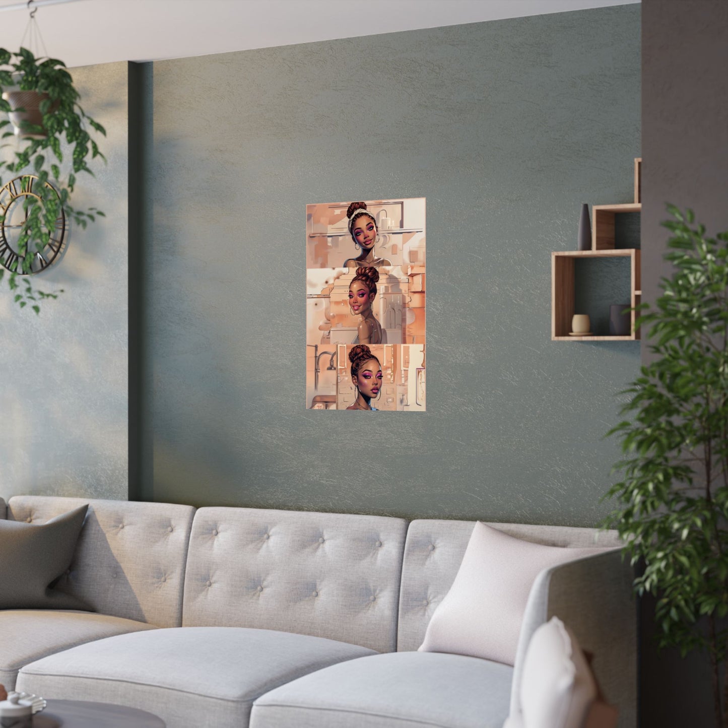 Confident Beauty ( Aaliyah ) - Wall poster