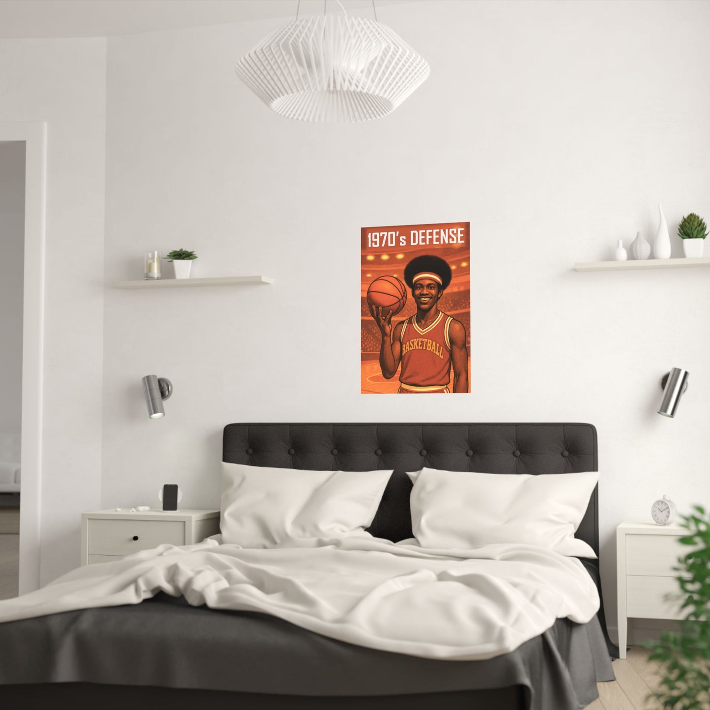 1970's Basketball ( Jerry )  - Wall Poster