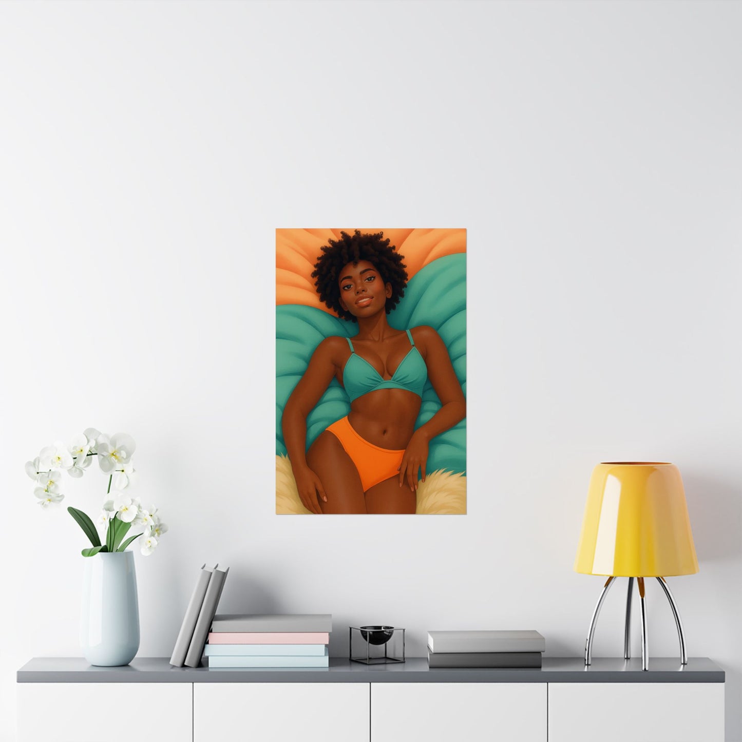 Lounging And Relaxing ( Briane' ) - Wall Poster