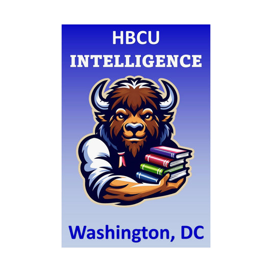 HBCU Intelligence ( DC Bison ) - Wall Poster
