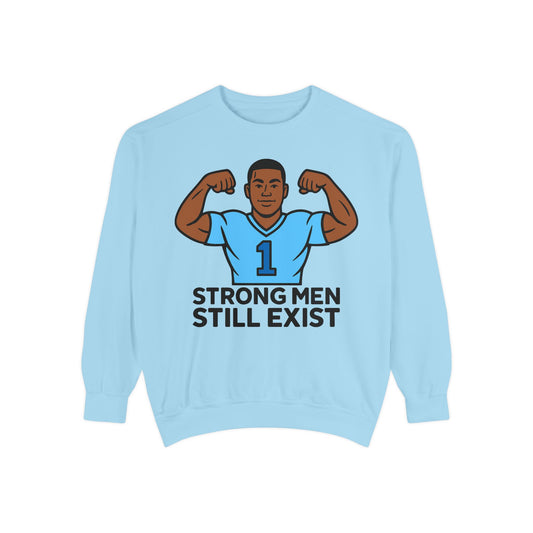 STRONG MEN STILL EXIST - Crewneck Sweatshirt  - ( David Melanated )