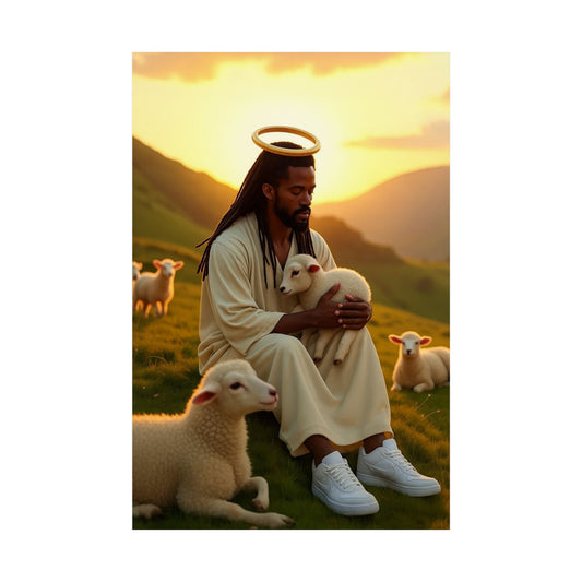 Melanated Shepherd ( Malcolm ) - Wall Poster
