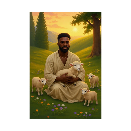 Melanated Shepherd ( Rashad ) - Wall Poster