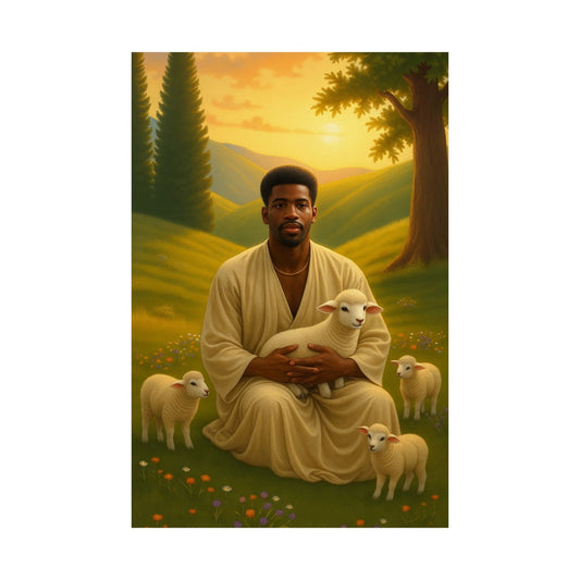 Melanated Shepherd ( Marcus ) - Wall Poster