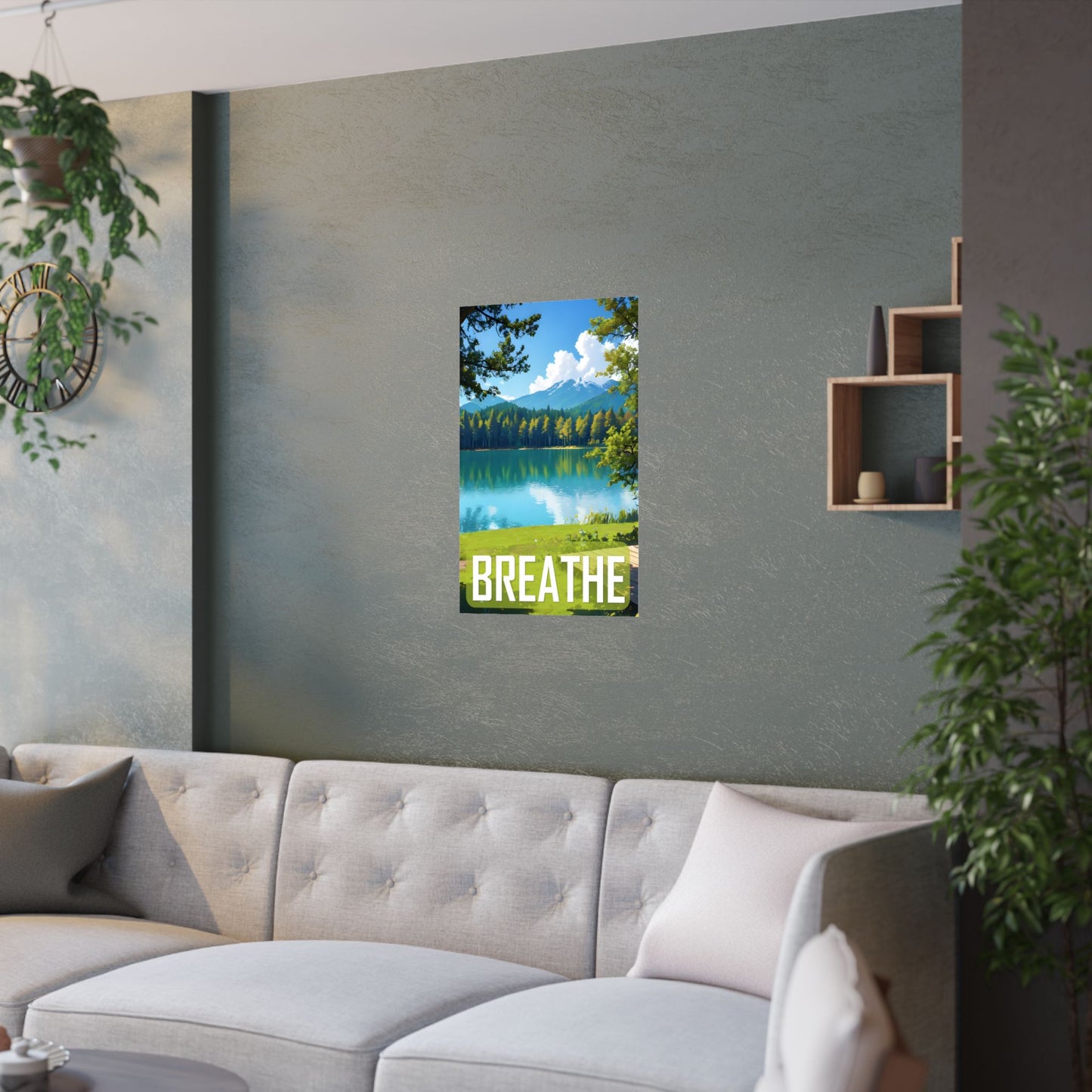 Beautiful Landscape ( Breathe ) - Wall Poster