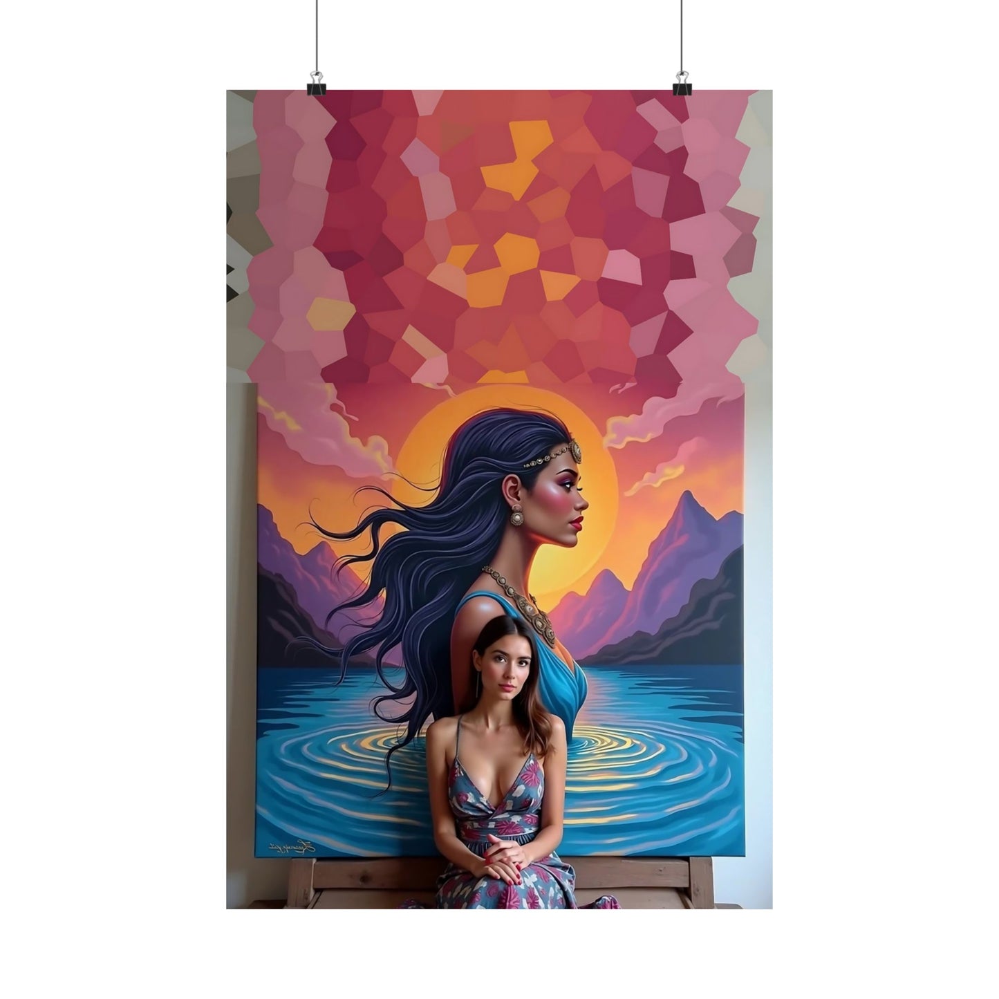 Pretty + Eccentric ( Tiffany ) - Wall Poster