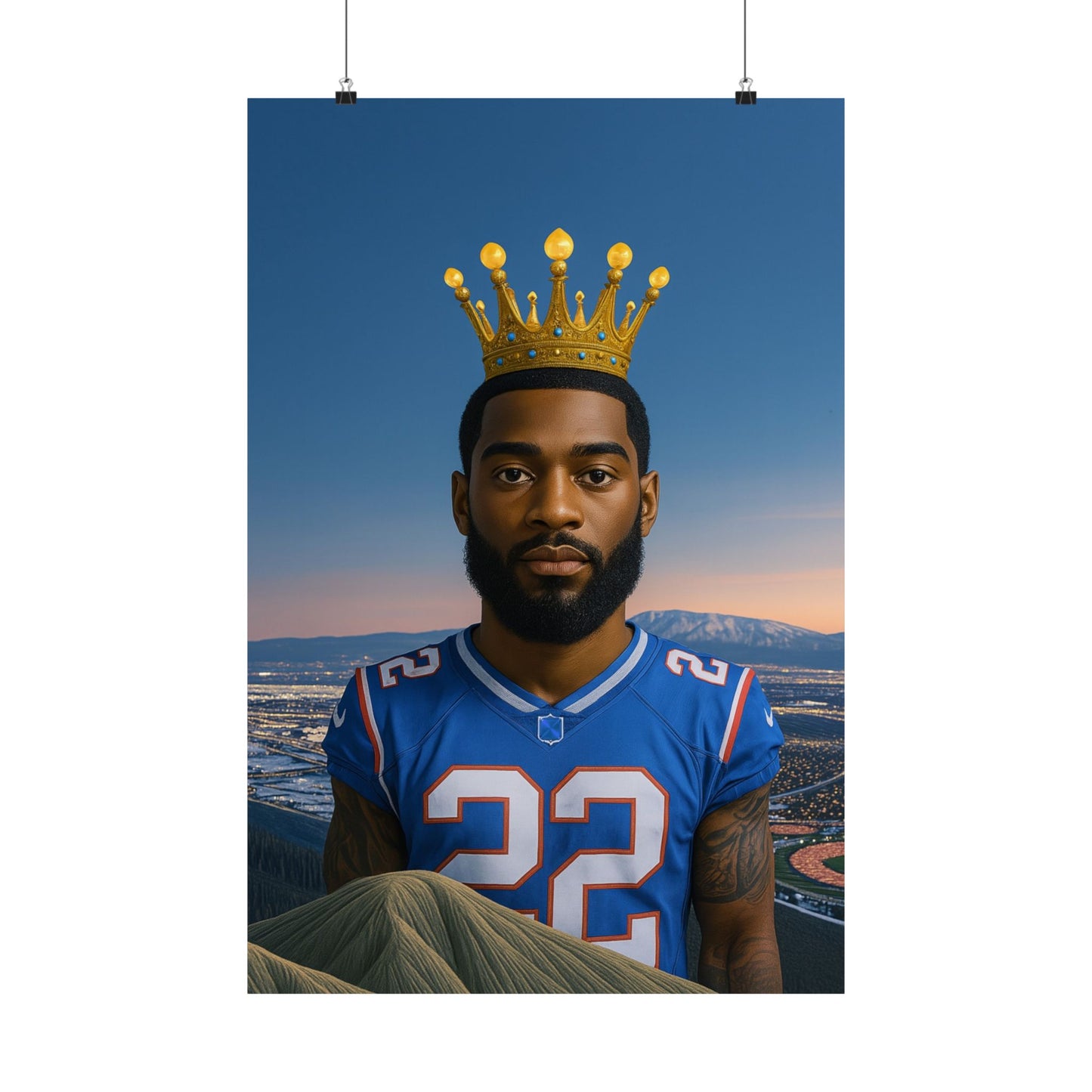 Royal King  Mountain Top  ( 611  ) - Wall Poster