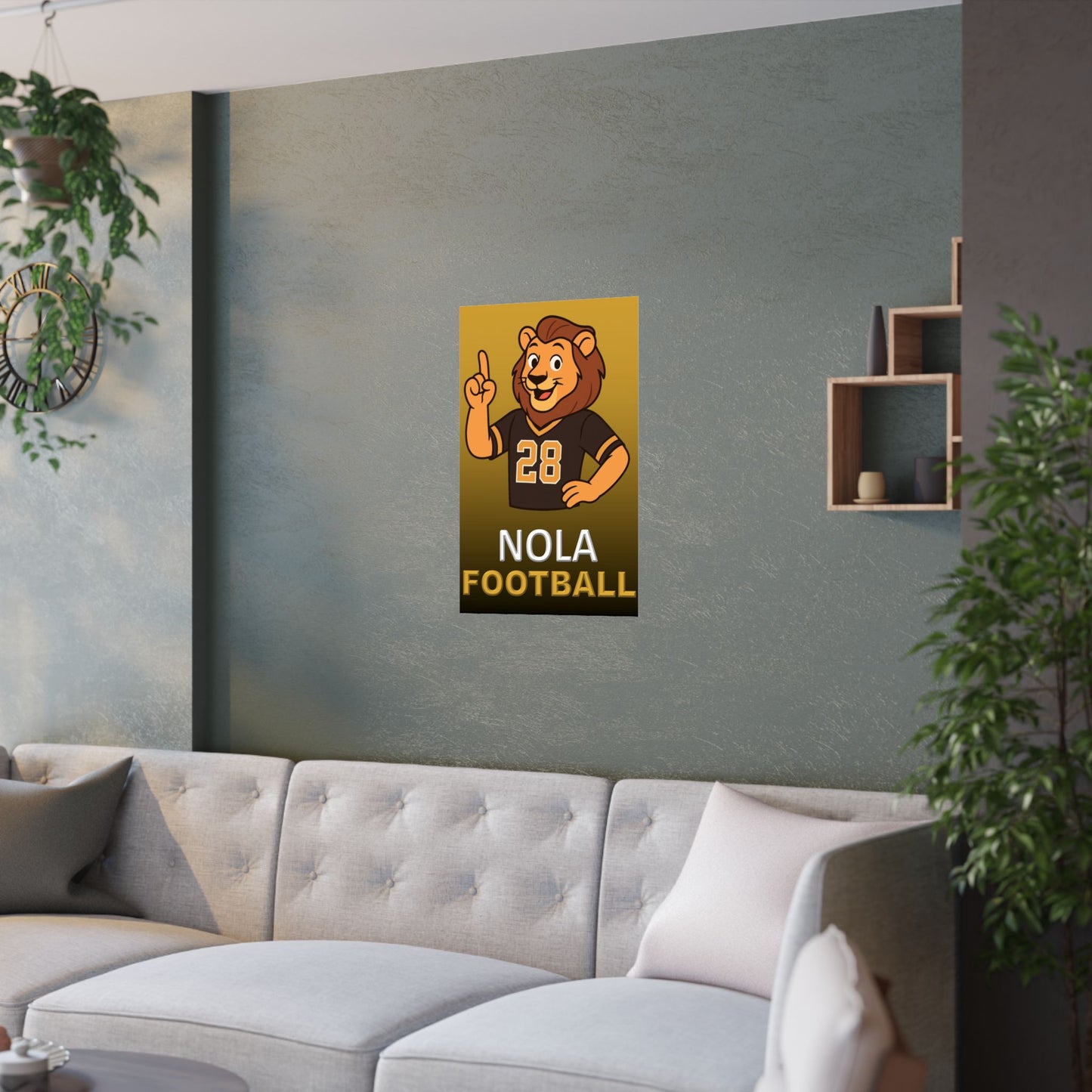 NOLA Football - Wall Poster